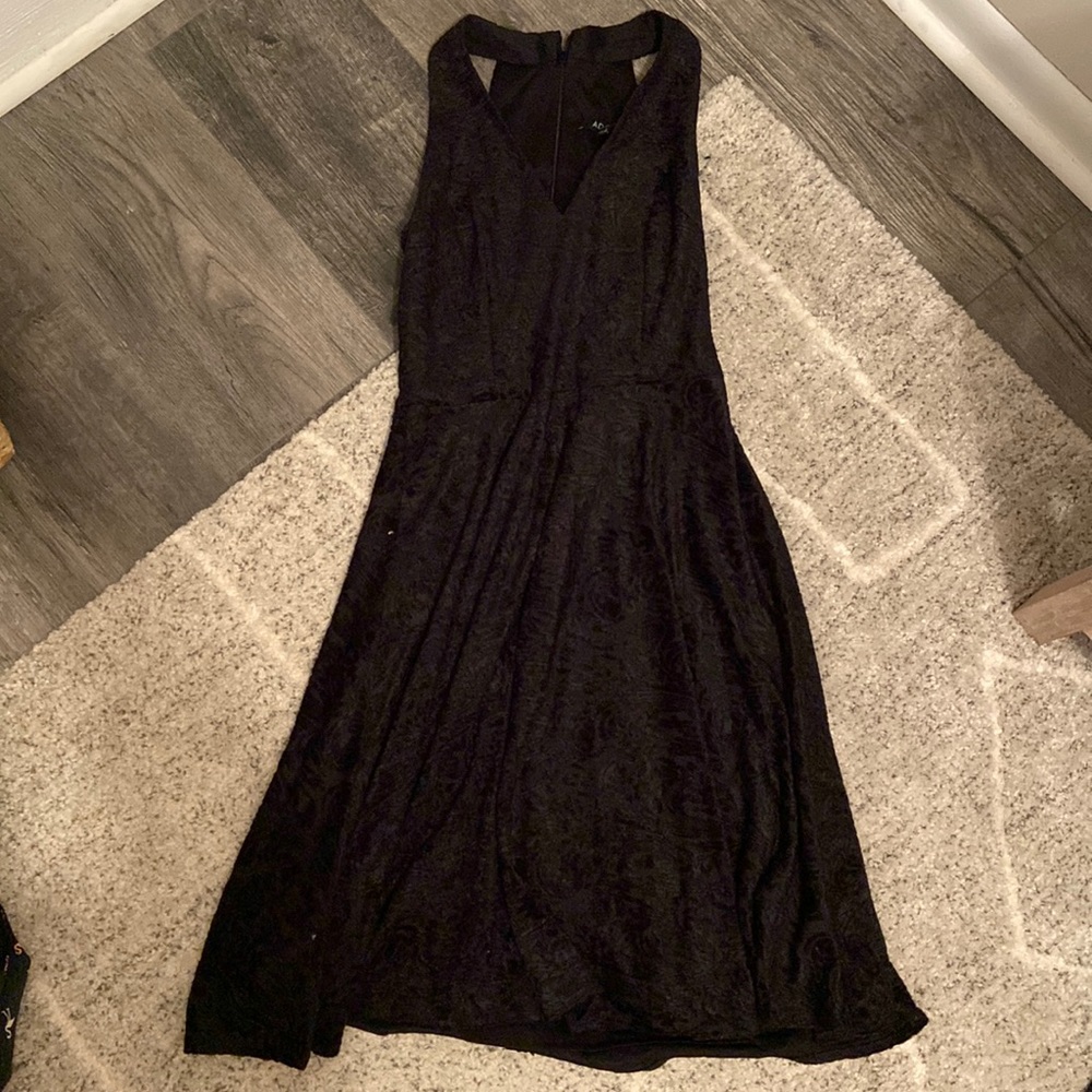 Velvet Detail Racerback Dress